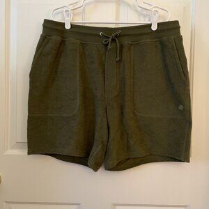 NWOT Men's Outerknown Hightide Terry  Sweatshorts Olive Night XL